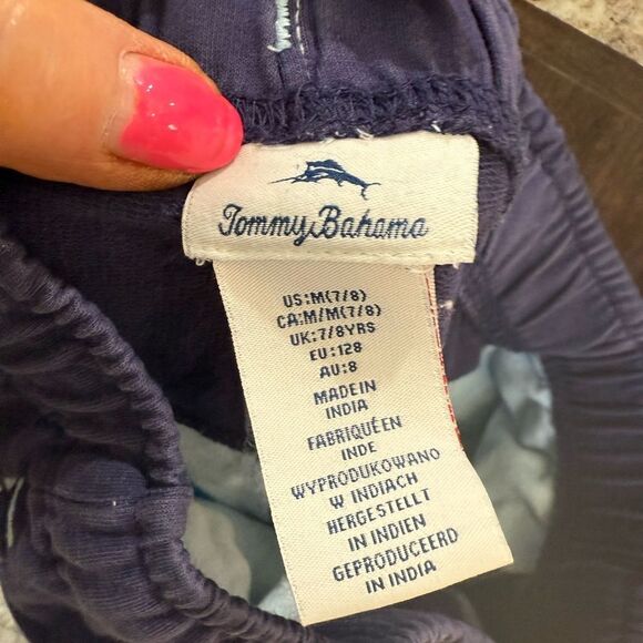 Tommy Bahama Blue and Gray Casual Shorts - Picture 7 of 7